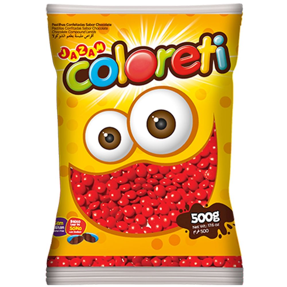 Coloreti Vermelho 500g - maxfesta