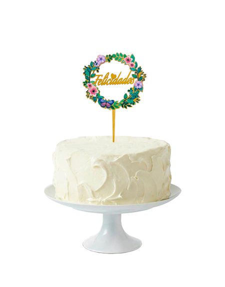 Bolo feminino  Floral cake, Cake, Cake toppers